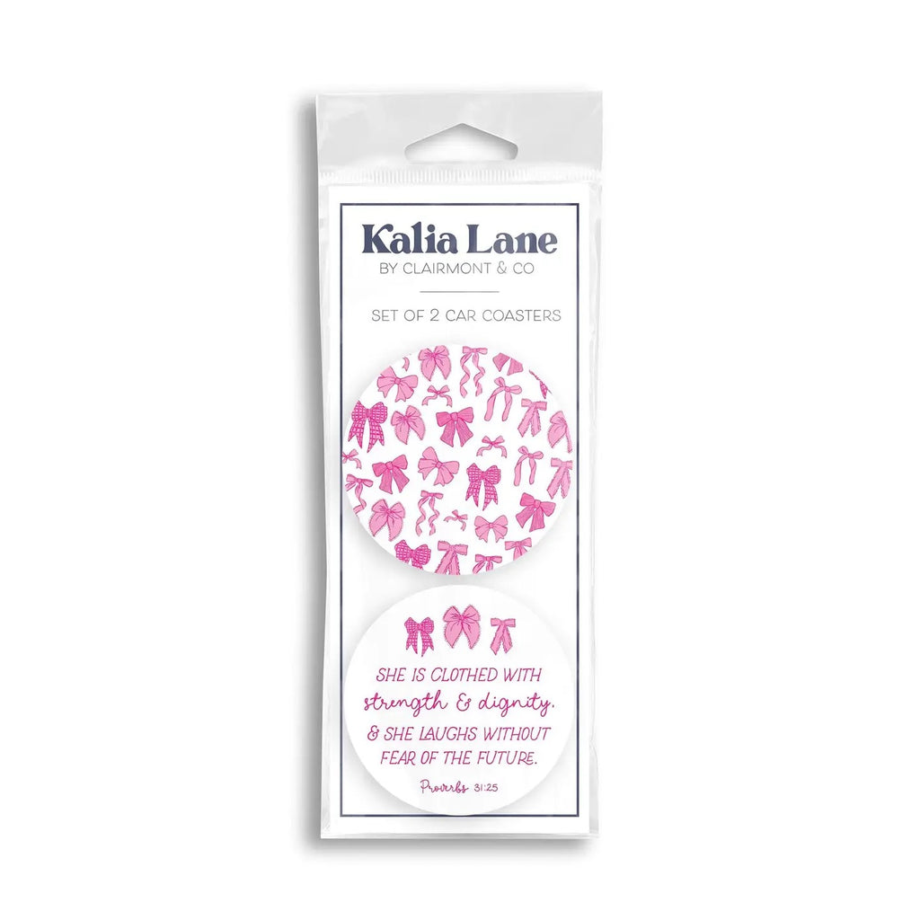 Strength & Dignity Car Coaster Set