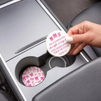 Strength & Dignity Car Coaster Set