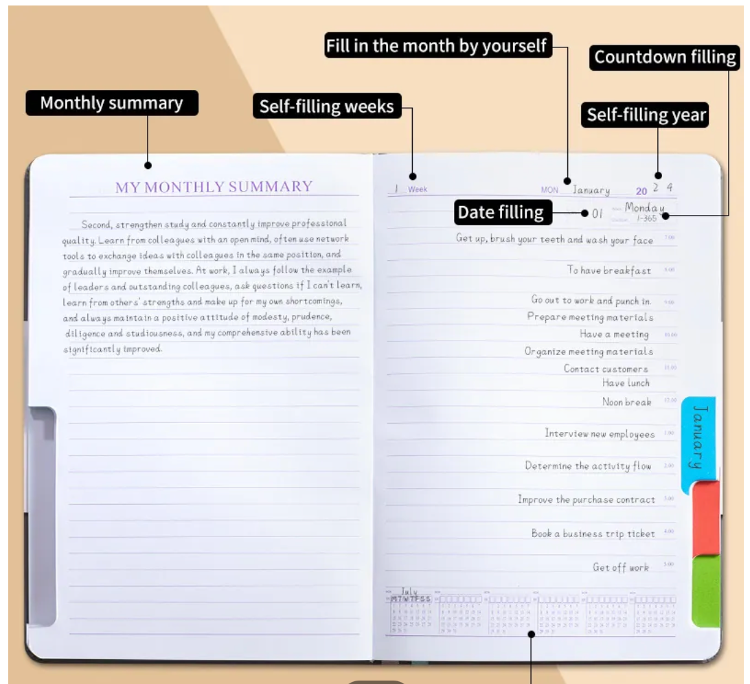 The Pro Planner Set — Daily & Hourly, Undated