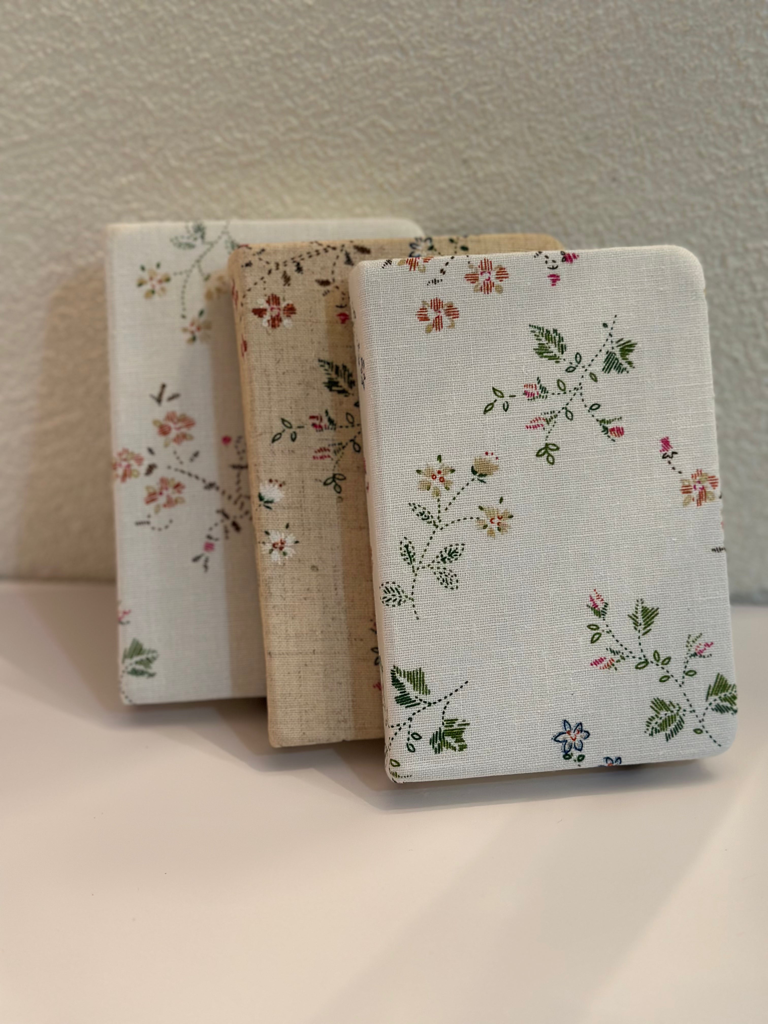 Floral Linen Journal Set