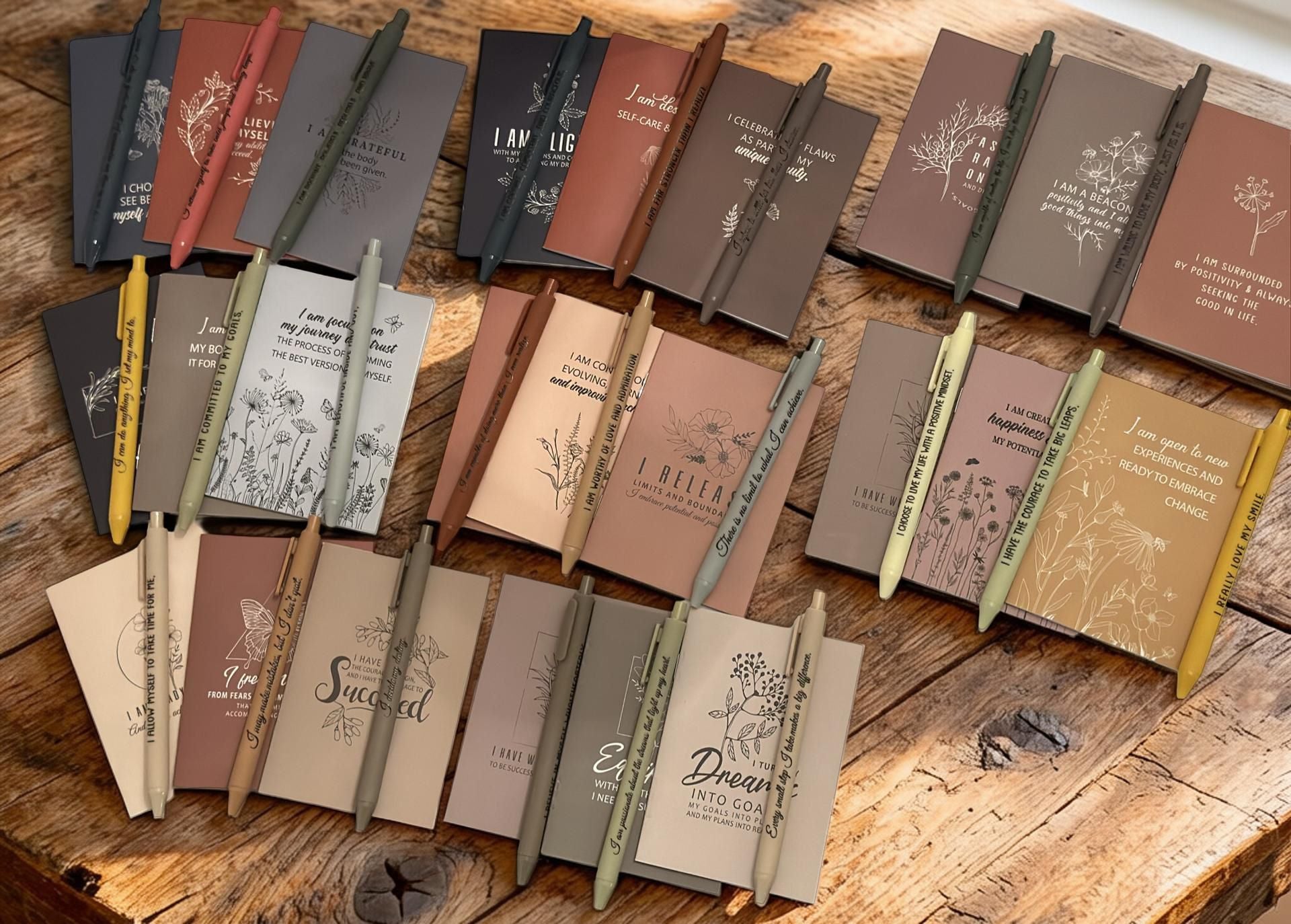 Positive Affirmation Notebook & Pen Set