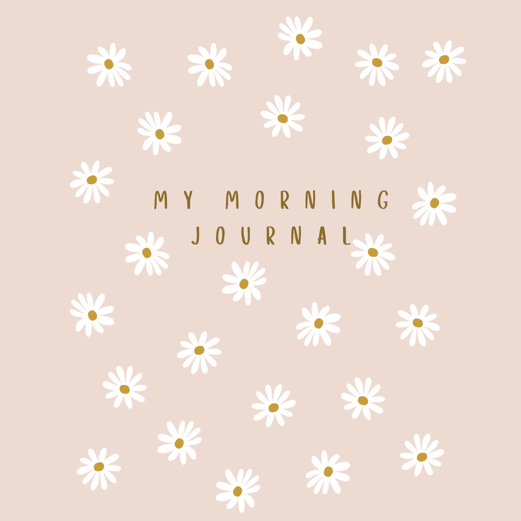 Floral Daily Morning Routine Digital Journal