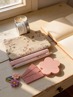 Floral Linen Journal Set
