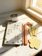 Floral Linen Journal Set