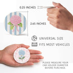 Hydrangea Cottage Car Coaster Set