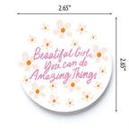 Beautiful Girl Car Coaster Set