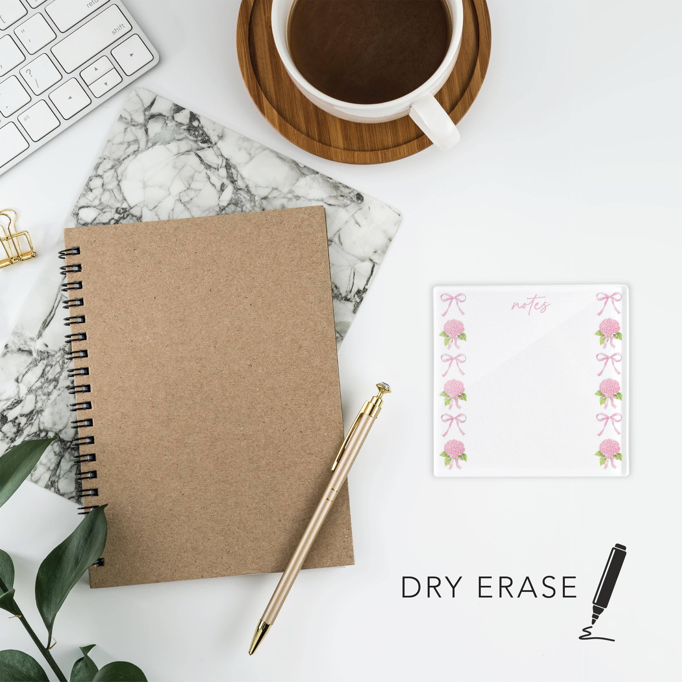 Hydrangea Cottage Dry Erase Note Board