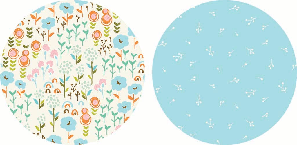 Blue Whimsy Car Coaster Set