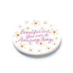 Beautiful Girl Car Coaster Set