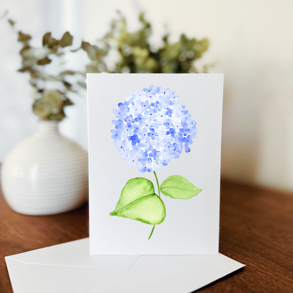 Hydrangea Notecard - Set of 10