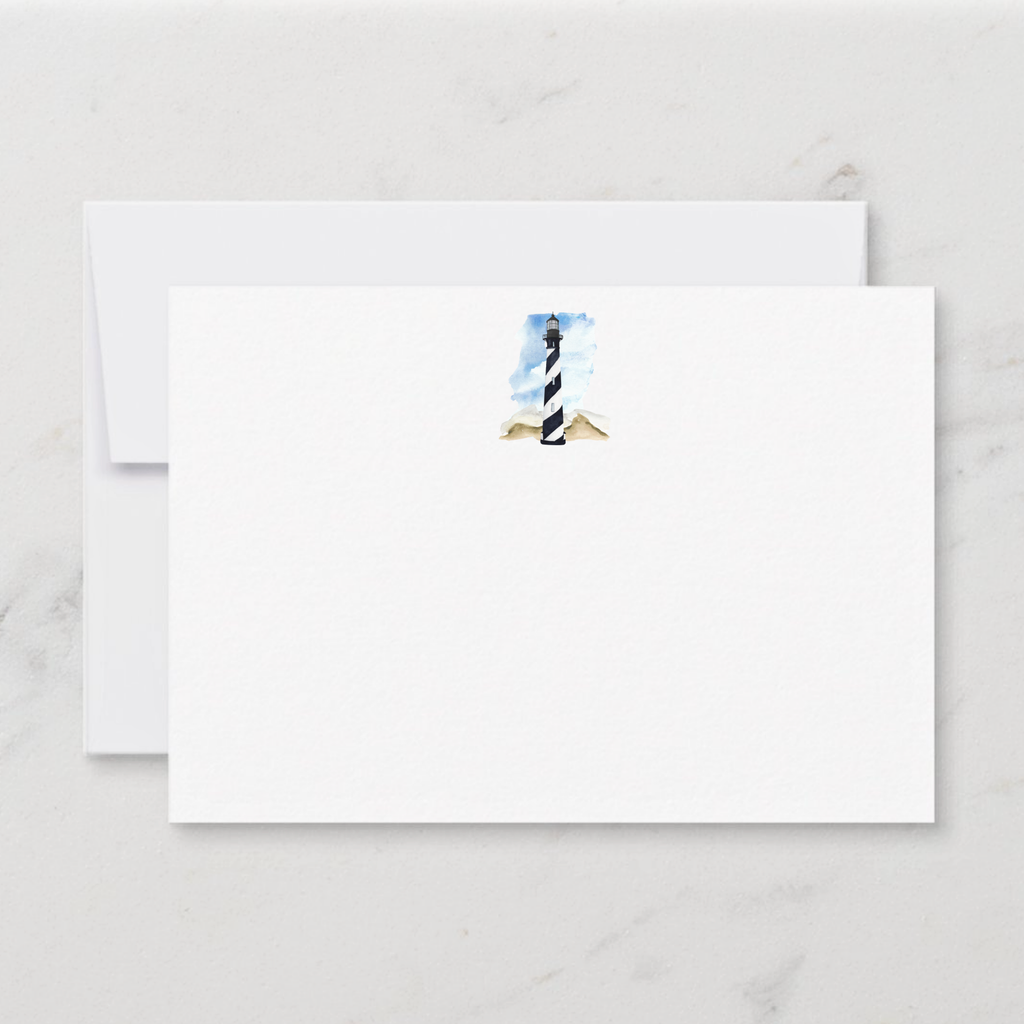 Lighthouse Flat Notecard - Set of 15