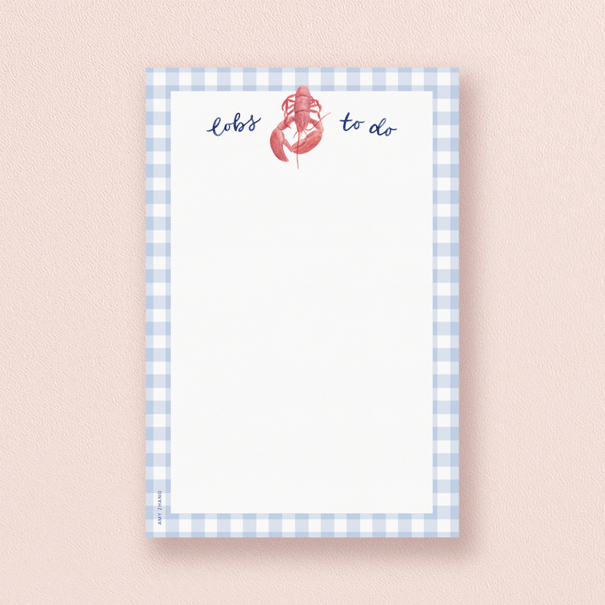 Lobs To Do Lobster Notepad Set