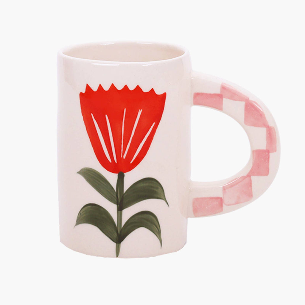 Hand Painted Ceramic Coffee Mugs by Chago Art