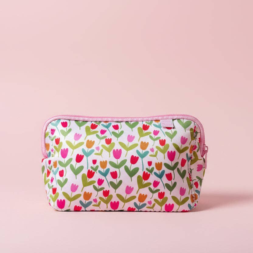 Cosmetic Bag - Tulips
