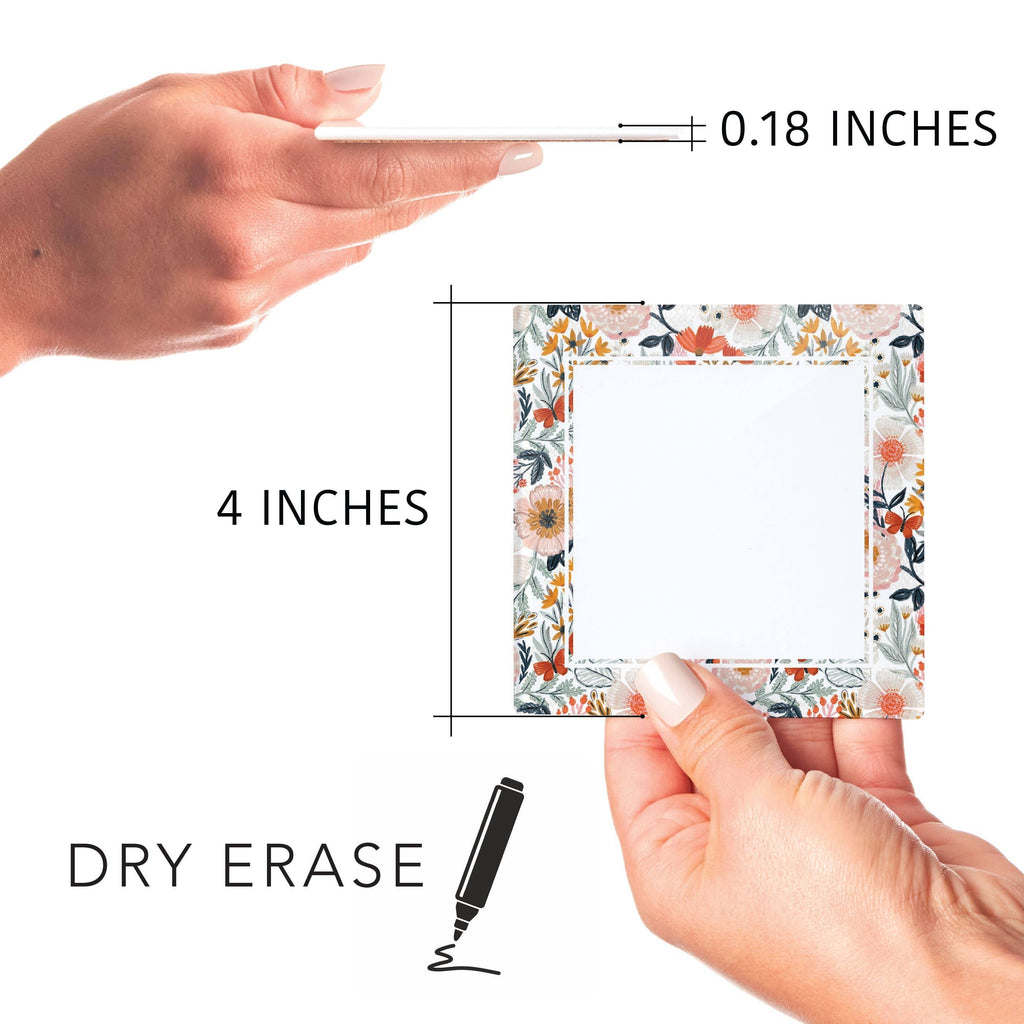 Pretty Things Floral Dry Erase Note Board