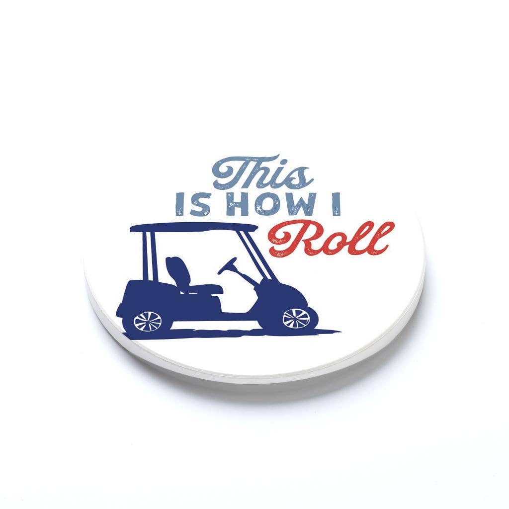 This Is How I Roll Car Coaster Set