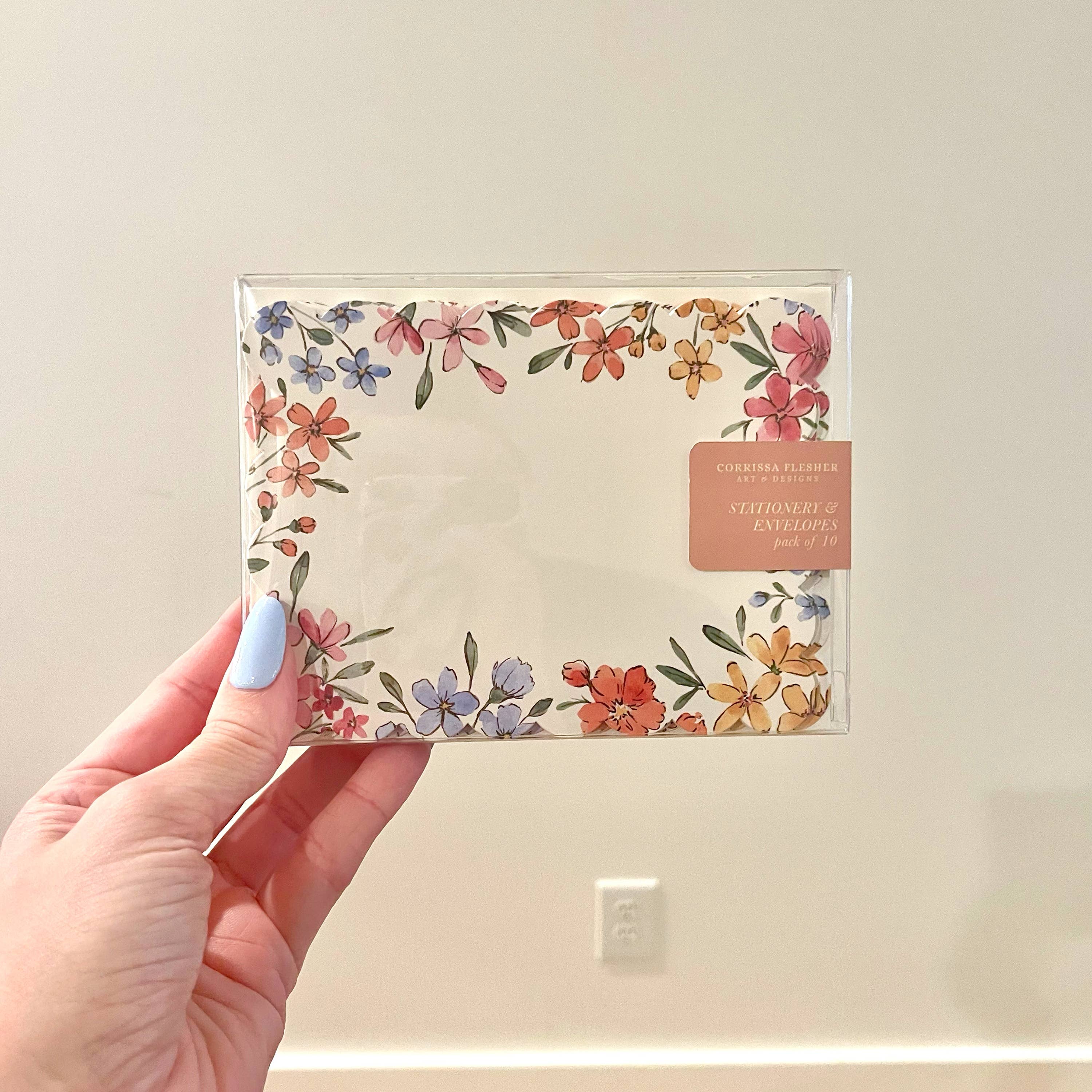 Floral Watercolor Note Card Set