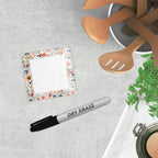 Pretty Things Floral Dry Erase Note Board