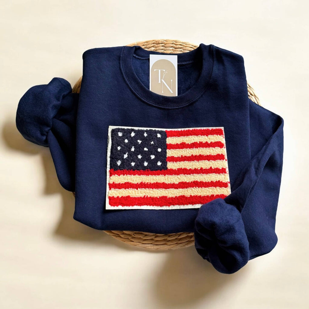 USA Flag Sweatshirt