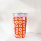 Iced Beverage Sleeve - Boho Floral