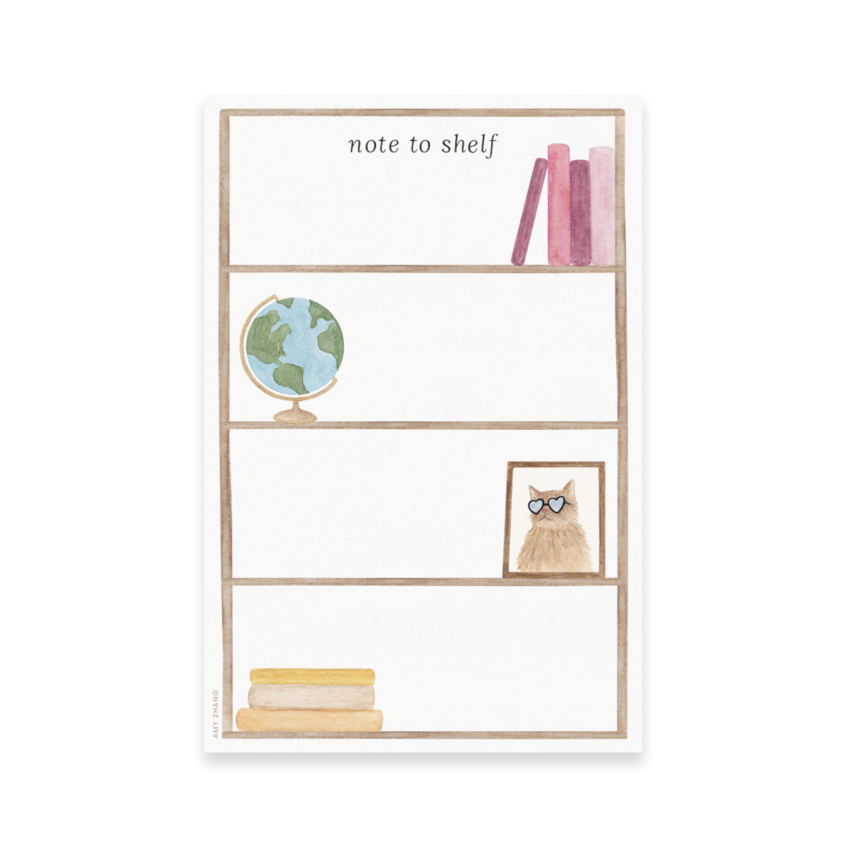 Note To Shelf Notepad Set