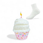 Cozy Cupcake Socks - Candle Topper