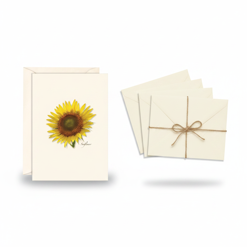 Sunflower Note Card Set
